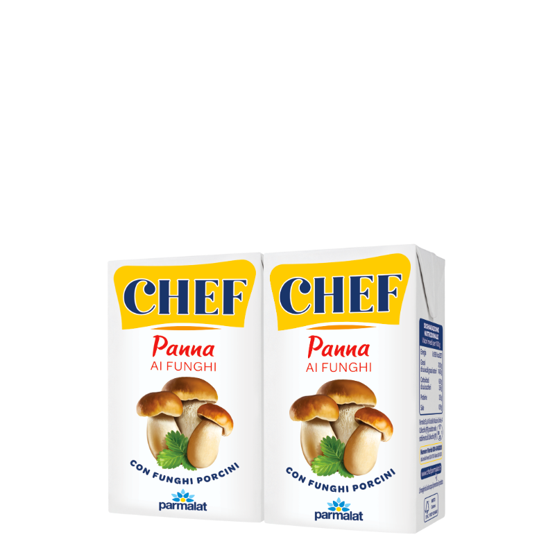 Chef Panna ai Funghi Porcini 2x125ml