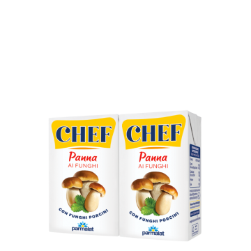 Chef Panna ai Funghi Porcini 2x125ml
