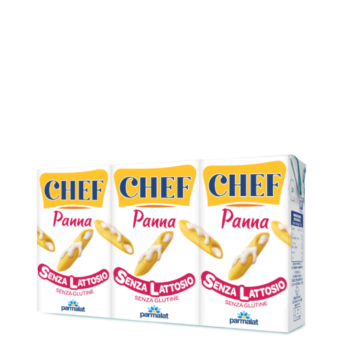 Chef Panna Senza Lattosio 3x125ml