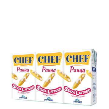 Chef Panna Senza Lattosio 3x125ml