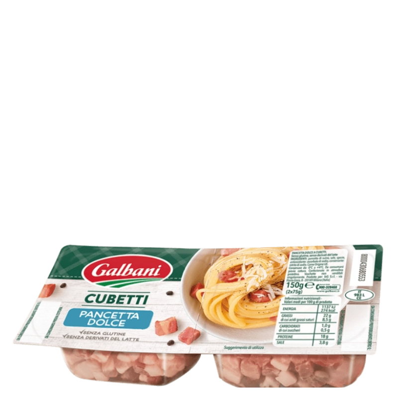 Galbani Cubetti di pancetta dolce (2x75gr)