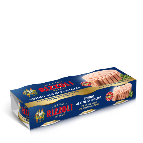 Rizzoli Tonno in Lattina all’Olio di Oliva 3x65gr