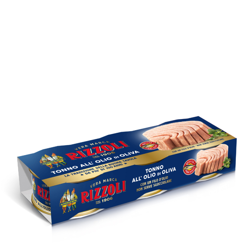 Rizzoli Tonno in Lattina all’Olio di Oliva 3x65gr
