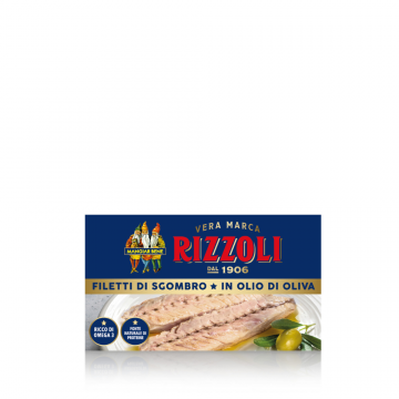 Rizzoli Filetti di Sgombro in Olio di Oliva 125gr