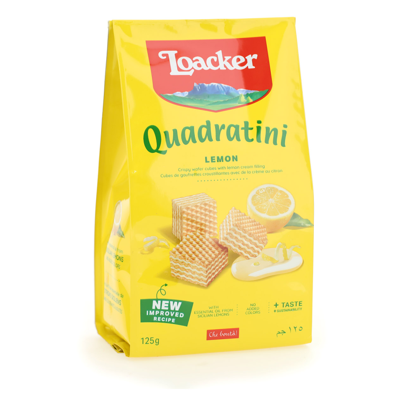Loacker Quadratini Lemon 125g