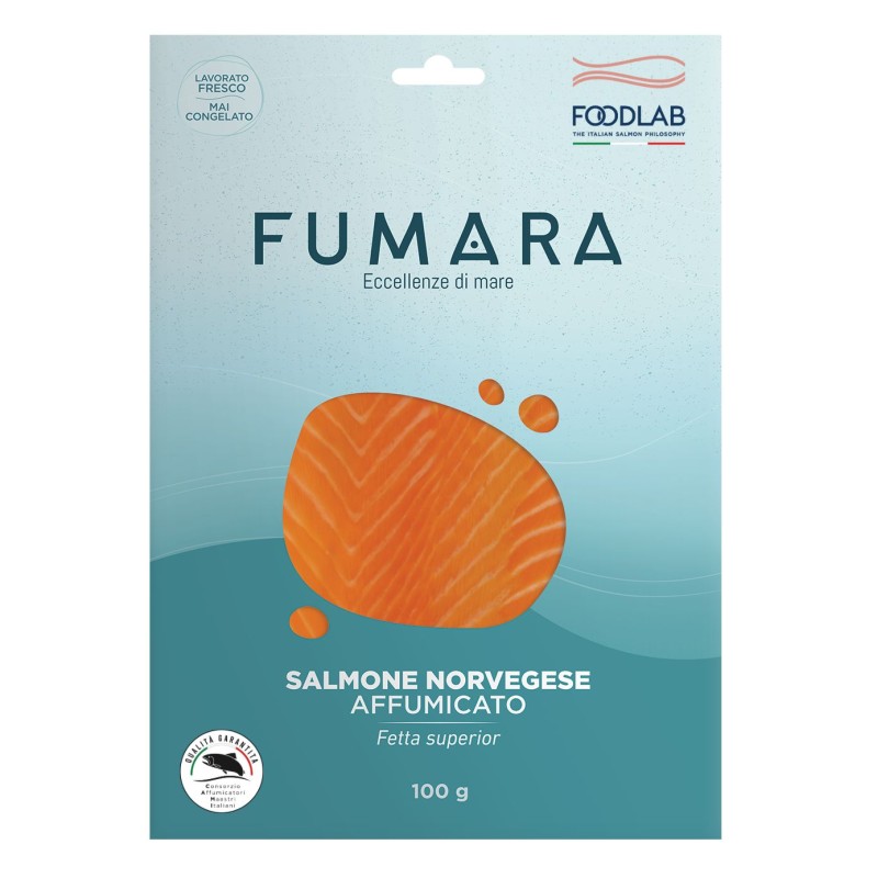 Salmone Norvegese Affumicato Taglio Lungo 100g