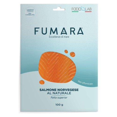 Salmone Norvegese al Naturale Taglio Lungo 100g