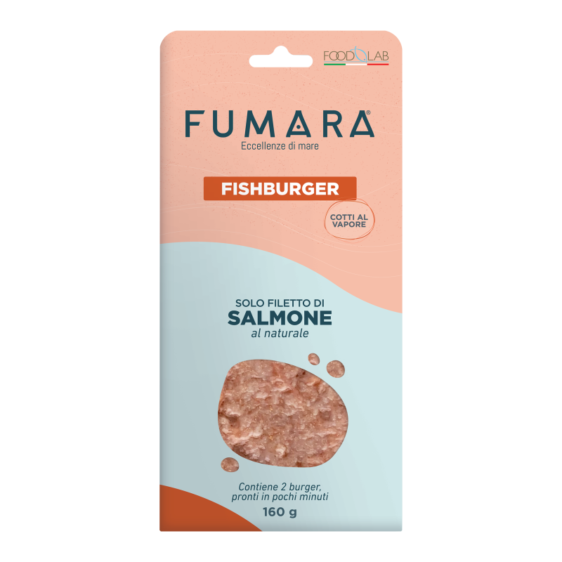 Fishburger di Salmone al Naturale 2x80g