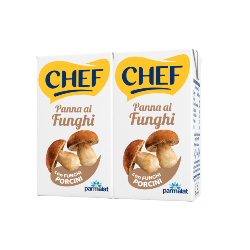 Chef Panna ai Funghi Porcini 2x125ml