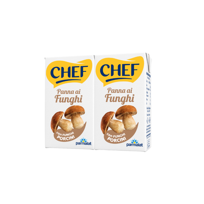 Chef Panna ai Funghi Porcini 2x125ml
