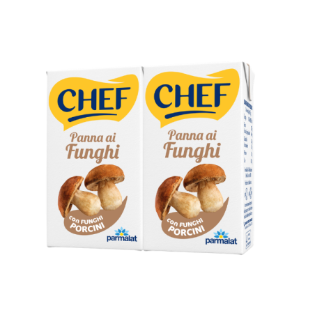 Chef Panna ai Funghi Porcini 2x125ml