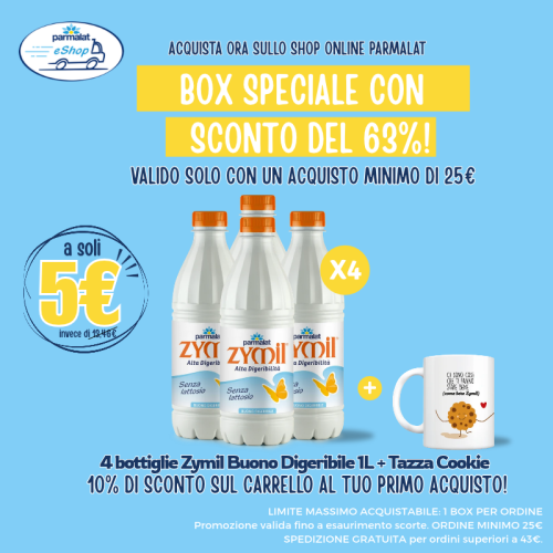 Promo speciale latte Zymil + Tazza