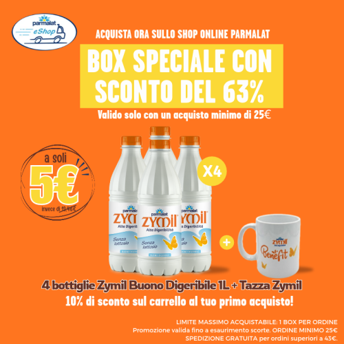 Promo speciale latte Zymil + Tazza