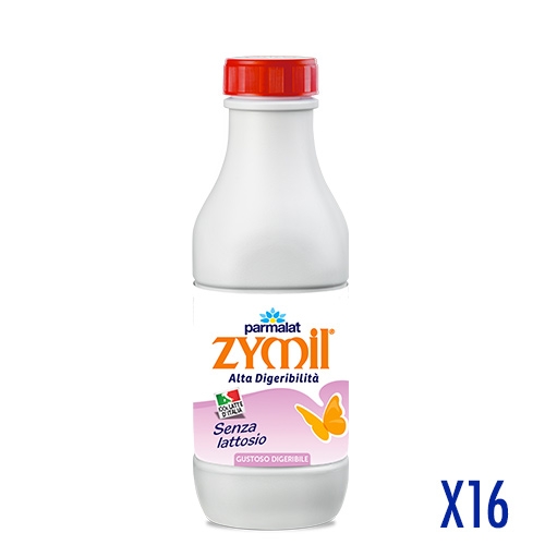 Parmalat Zymil Latte Gustoso Digeribile Senza Lattosio 1000ml 16 bottiglie Box