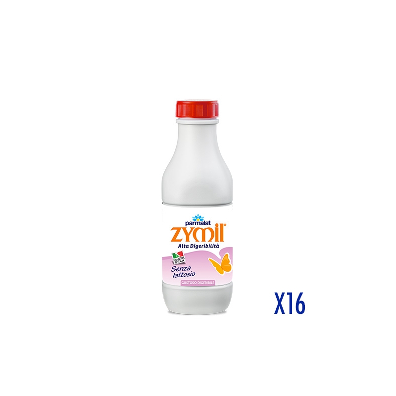 Parmalat Zymil Latte Gustoso Digeribile Senza Lattosio 1000ml 16 bottiglie Box