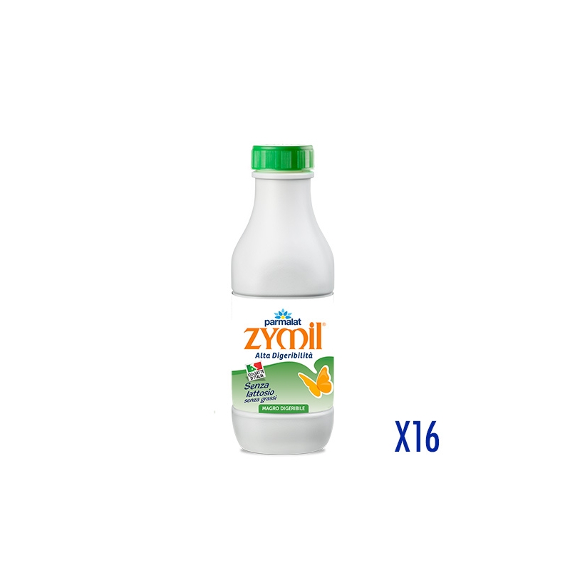Parmalat Zymil Latte Magro Digeribile Senza Lattosio 1000ml 16 bottiglie Box