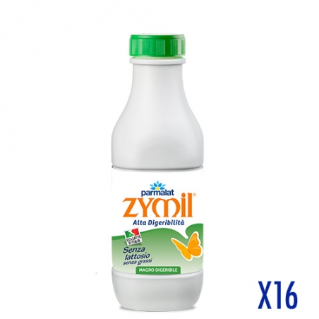 Parmalat Zymil Latte Magro Digeribile Senza Lattosio 1000ml 16 bottiglie Box