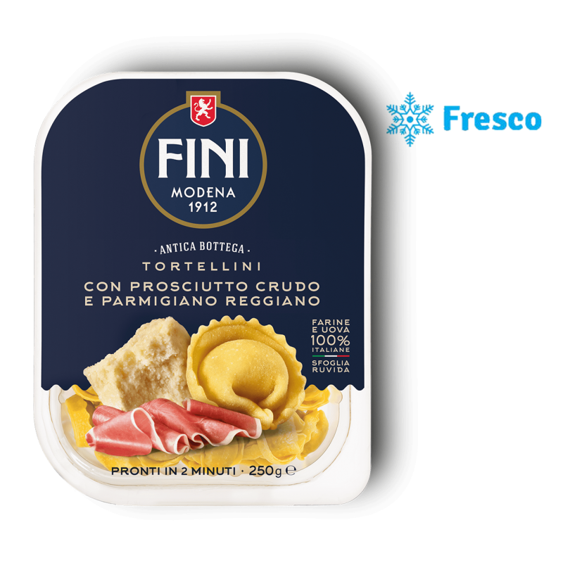 Fini Tortellini con Prosciutto Crudo e Parmigiano Reggiano 250g